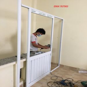 Sửa chữa cửa kính, vách kính tại Bắc Giang