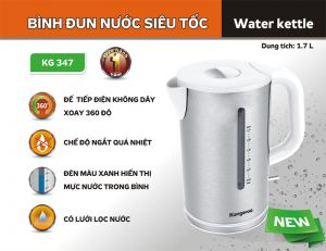 Bình đun nước siêu tốc Kangaroo KG347