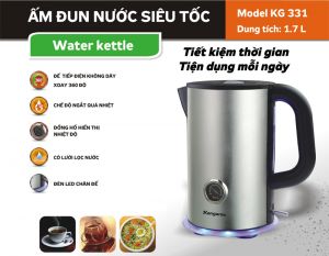 Bình đun nước siêu tốc Kangaroo KG331